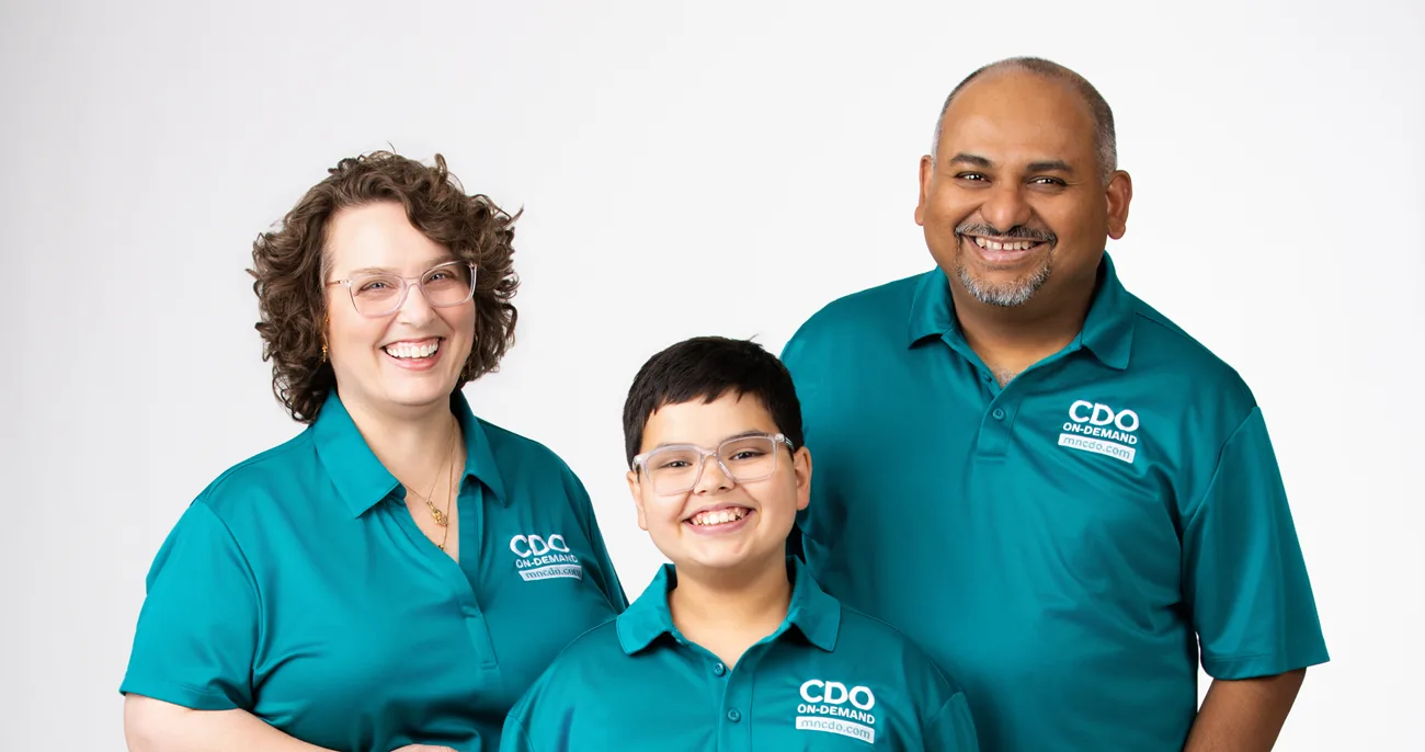 Arvind Mozumdar with his family